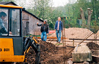 Baustelle Fischerhaus 1999