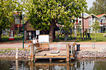 Souvenir Pavillon und Bootsteg