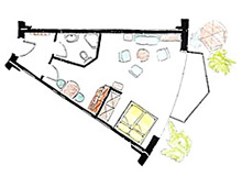 Layout of Premium Apartments